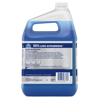 Dawn Professional Heavy Duty Manual Pot & Pan Dish Soap, Original Scent, 1 Gal. (8728)