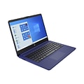 HP 14 Touchscreen Laptop, Intel Celeron, 4GB Memory, 64 GB eMMC, Windows 10, Indigo Blue (47X80UA#A