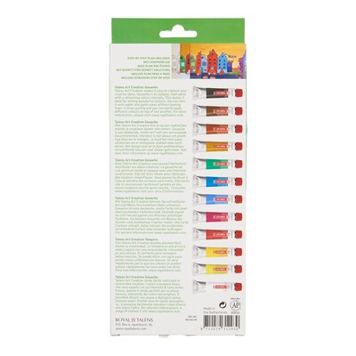 Talens Art Creation Gouache Paint, Assorted Colors, 12mL, 12/Set, 2 Sets/Bundle (TLN9021612M-2)