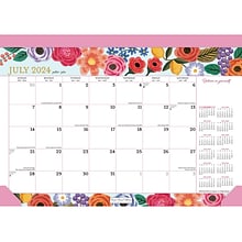 2024-2025 Plato Bonnie Marcus OFFICIAL 14 x 10 Academic & Calendar Monthly Desk Pad Calendar (9781