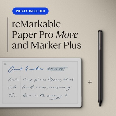 reMarkable Paper Pro Move 7.3" Tablet with Marker Plus  (RM89A-1000NW)