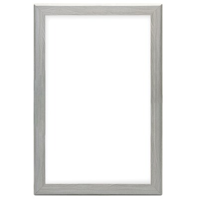 Excello Brands Plastic Snap Frame, 11" x 17", Vertical/Horizontal, Wall Mounted, Gray Oak (SF-1117-GRYOAK)