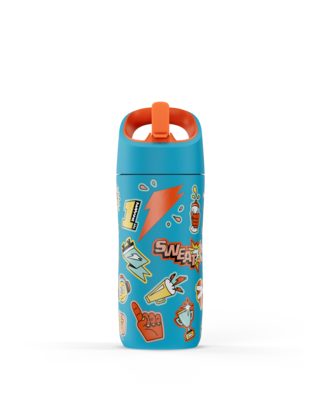 Gatorade Rookie Stainless Steel Water Bottle, 12 oz., Teal (05610)