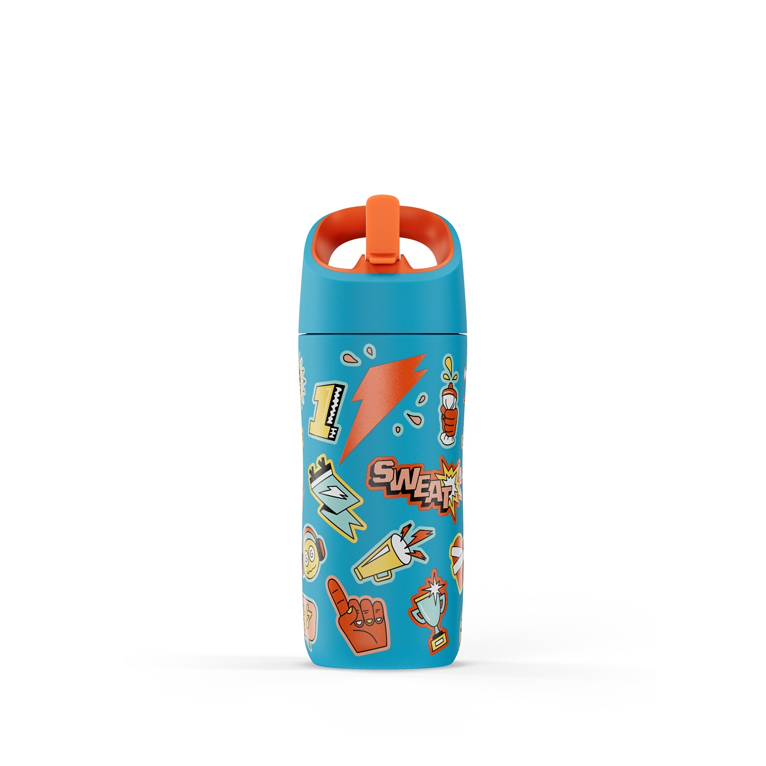 Gatorade Rookie Stainless Steel Water Bottle, 12 oz., Teal (05610)