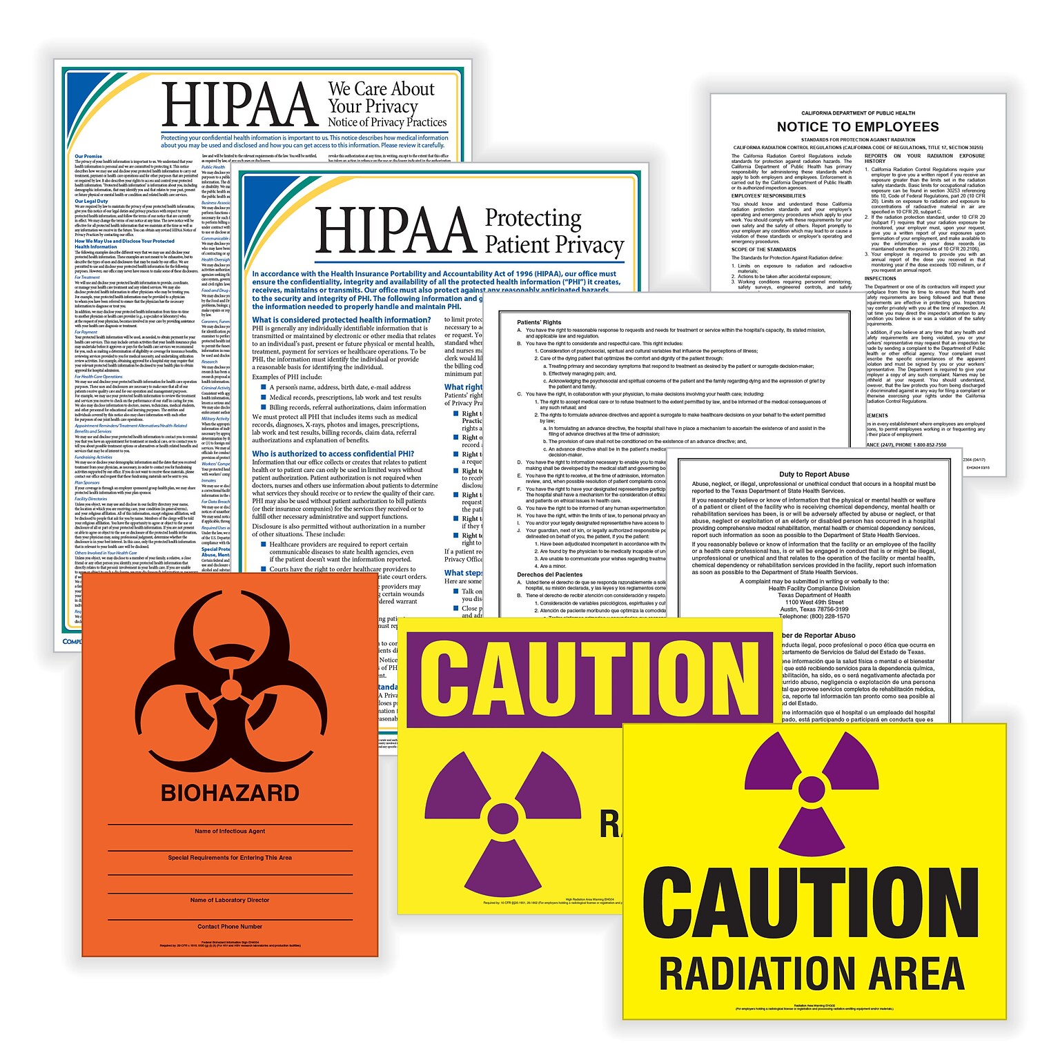 ComplyRight State Healthcare Poster Set, South Dakota (EHSDU)