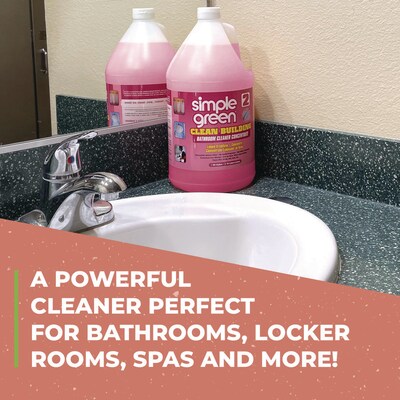 Simple green Clean Building Bathroom Cleaner Concentrate, Unscented, Simple green, 1 gal Bottle