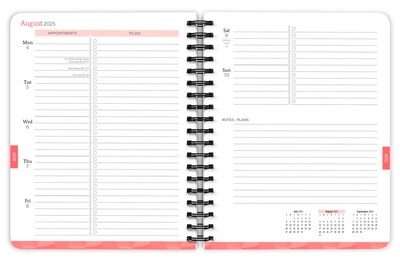 2025-2026 Plato Busy Bees 6" x 7.75" Academic Year Weekly Planner, Multicolored (9798330700097)
