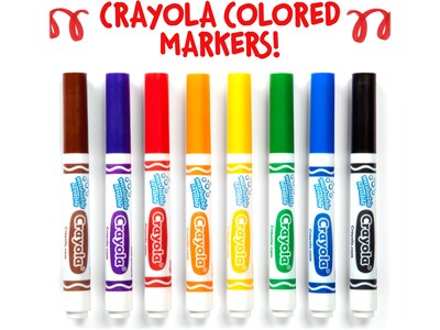 Crayola Kids' Marker, Conical Tip, Purple, 12/Pack, 6 Packs/Carton (58-7800-040CT)