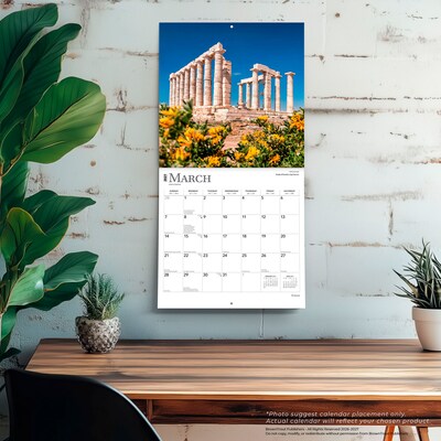 2027 BrownTrout Greece 12" x 12" Monthly Wall Calendar (9798330711642)