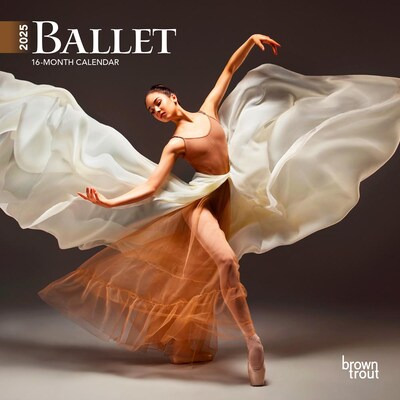 2025 BrownTrout Ballet 7 x 7 Monthly Mini Wall Calendar (9781975473334)