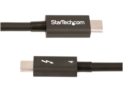 StarTech 1.6' Thunderbolt 4 Cable, Black (TBLT4MM50CM)