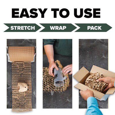 Scotch Cushion Lock  Protective Wrap, Tan, 12" x 1000 ft (PCW-121000)