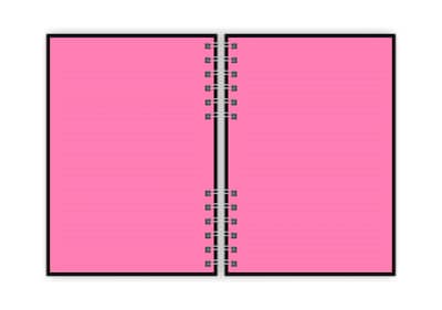 Astrobrights Twin Wire Journal, 6.5" x 8.25", Assorted Colors, 180 Pages, 2/Pack (91556)