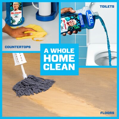 Mr. Clean Multi-Surface Cleaner, Unstopables Fresh Scent, 64 Fl. Oz. (10720)
