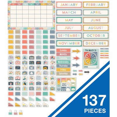 Carson Dellosa Education We Belong Calendar Bulletin Board Set, 2 Sets/Bundle (CD-110568-2)