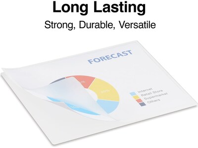 Staples Thermal Laminating Pouch, Letter Size, 5 Mil, 100/Pack, 4 Packs/Carton (5204003/5204009)