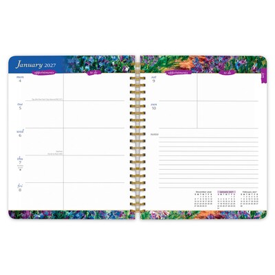 2027 BrownTrout Claude Monet 6.5" x 7.8" Calendar Year Weekly Standard Planner, Multicolor (9798330709335)