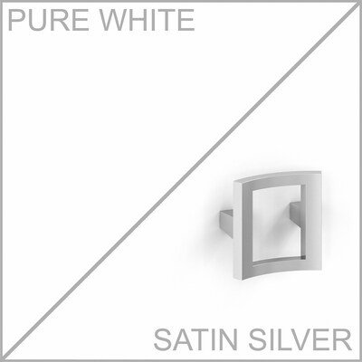 Bush Business Furniture Echo 60"W L Shaped Desk with Mobile File Cabinet, Pure White (ECH008PW)
