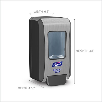 Purell FMX-20 Wall Mounted Hand Soap Dispenser, Graphite, 6/Carton (5234-06)