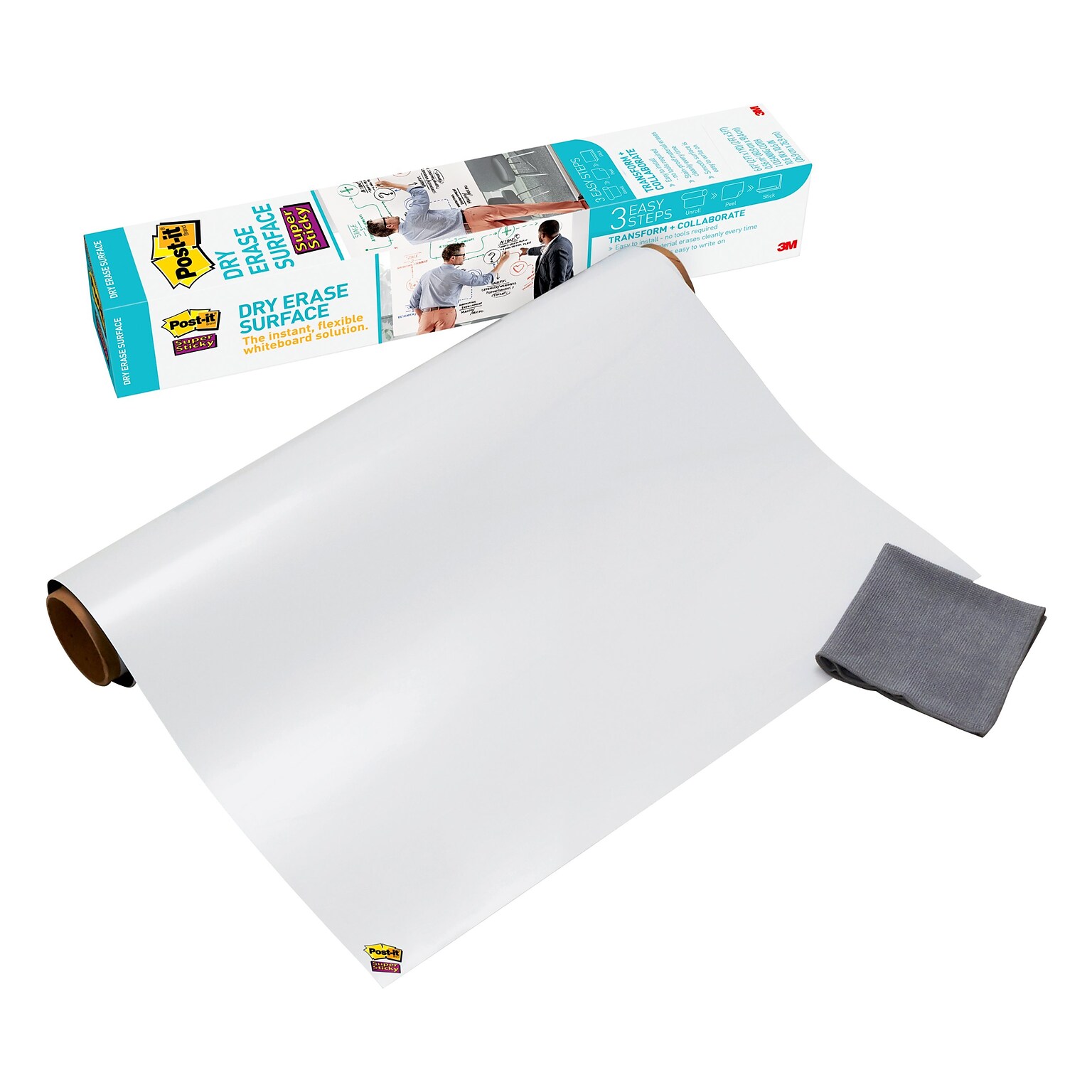 Post-it Super Sticky Dry Erase Surface, 2 x 3 (DEF3X2)