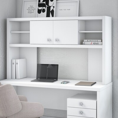 Bush Business Furniture Echo 60W Hutch, Pure White (KI60103-03)