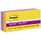 Post-it Super Sticky Notes, 1-7/8 x 1-7/8 in., 8 Pads, 90 Sheets/Pad, 2x the Sticking Power, Summer