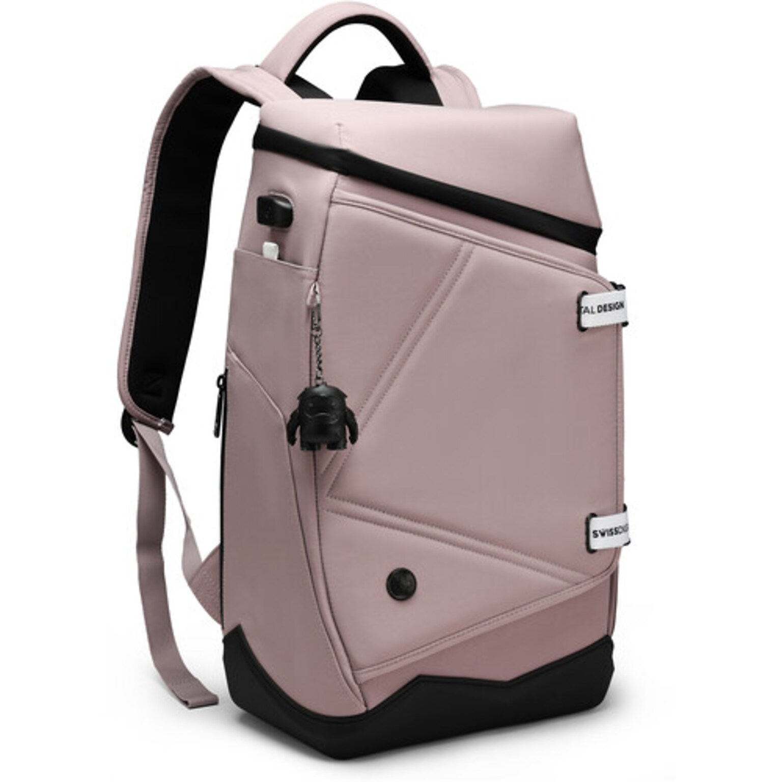 SwissDigital SEON L+ Mountain-Shaped Laptop Backpack, Large, Lotus (SD1650-82)