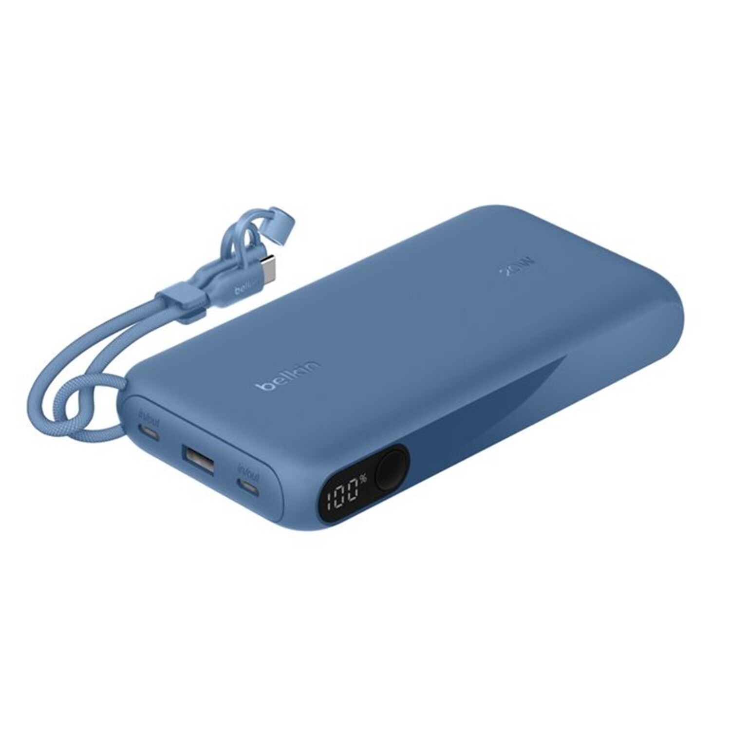 Belkin BoostCharge Power Bank, 20W, Blue (BPB028FQBL)