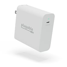 Plugable USB-C Gan Power Adapter, 140W, White (PS-EPR-140C1)