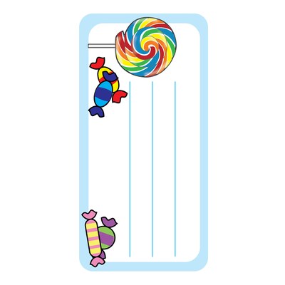 Creative Shapes Etc. Candy Nametags, 36/Pack, 6 Packs (SE-0799-6)