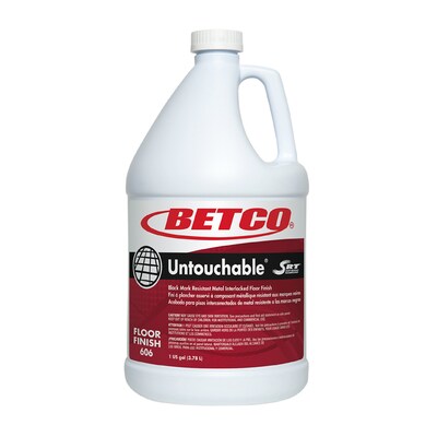 Betco Untouchable Floor Finish with SRT, 1 Gal Bottle, 4/Carton (BET6060400)