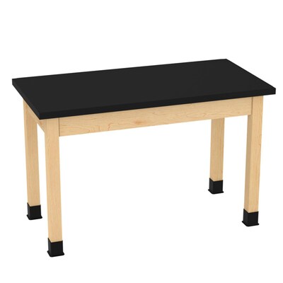 Diversified Woodcrafts Rectangular Science Lab Table, 48 x 24, Light Hardwood (P7102BM30N)
