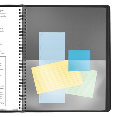 2025 AT-A-GLANCE 9" x 11" Calendar Year/Monthly Planner, Faux Leather Cover, Black (70-260-05-25)