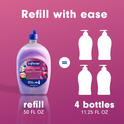 Softsoap Deeply Moisturizing Liquid Hand Soap Refill, Lavender & Shea Butter Scent, 50 oz. (61048335)