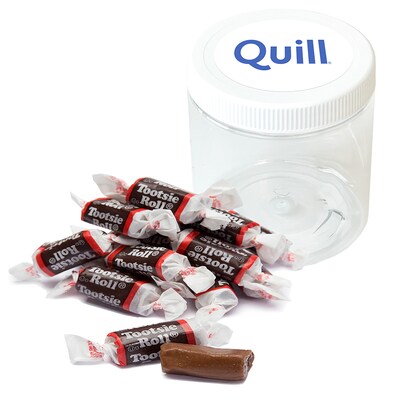 12oz Candy Jar - Tootsie Rolls
