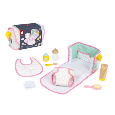 Janod My First Diaper Bag, 9 Pieces/Set (JND06501)