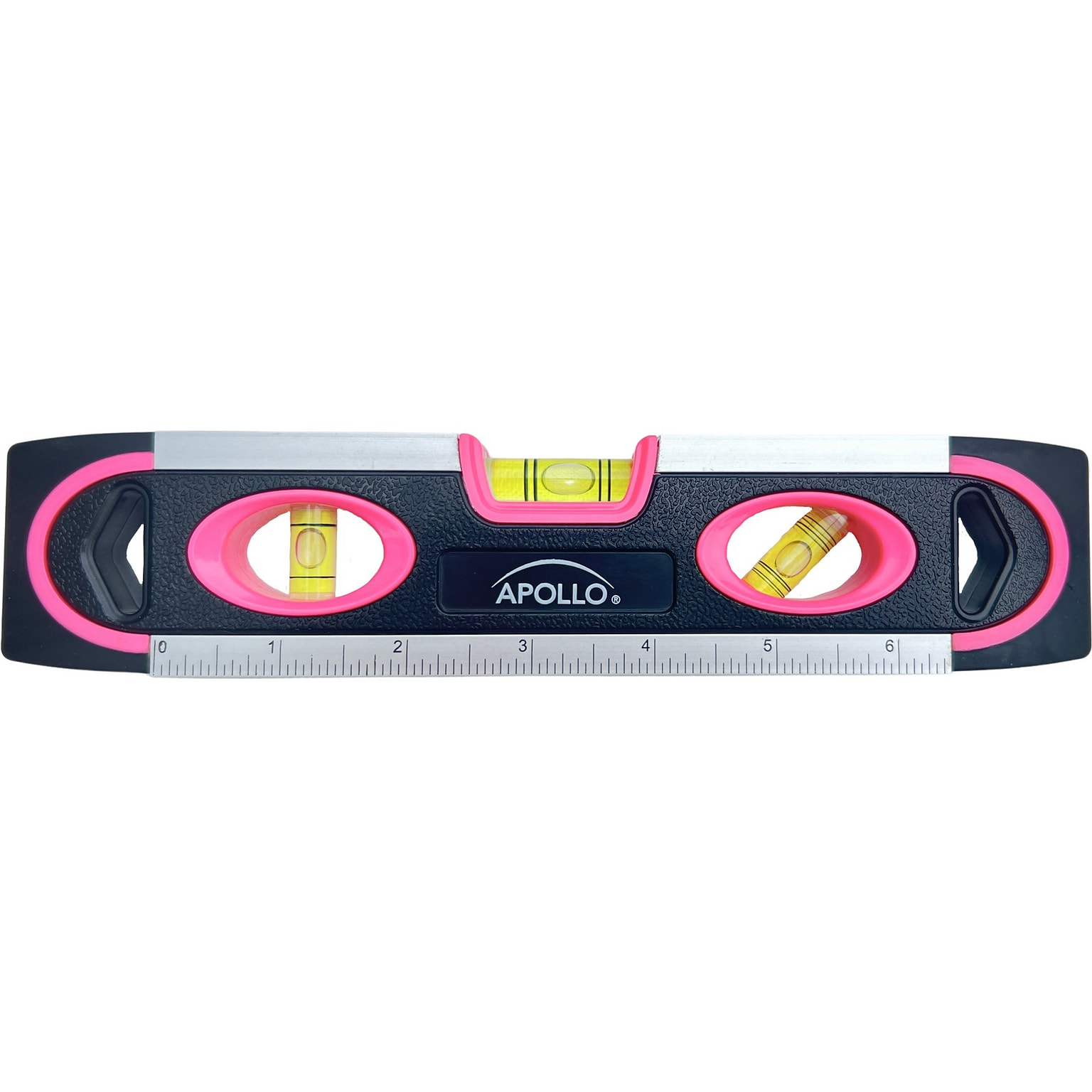 Apollo Tools Torpedo-Shaped Spirit Level, 9, Pink/Black (DT5019P)