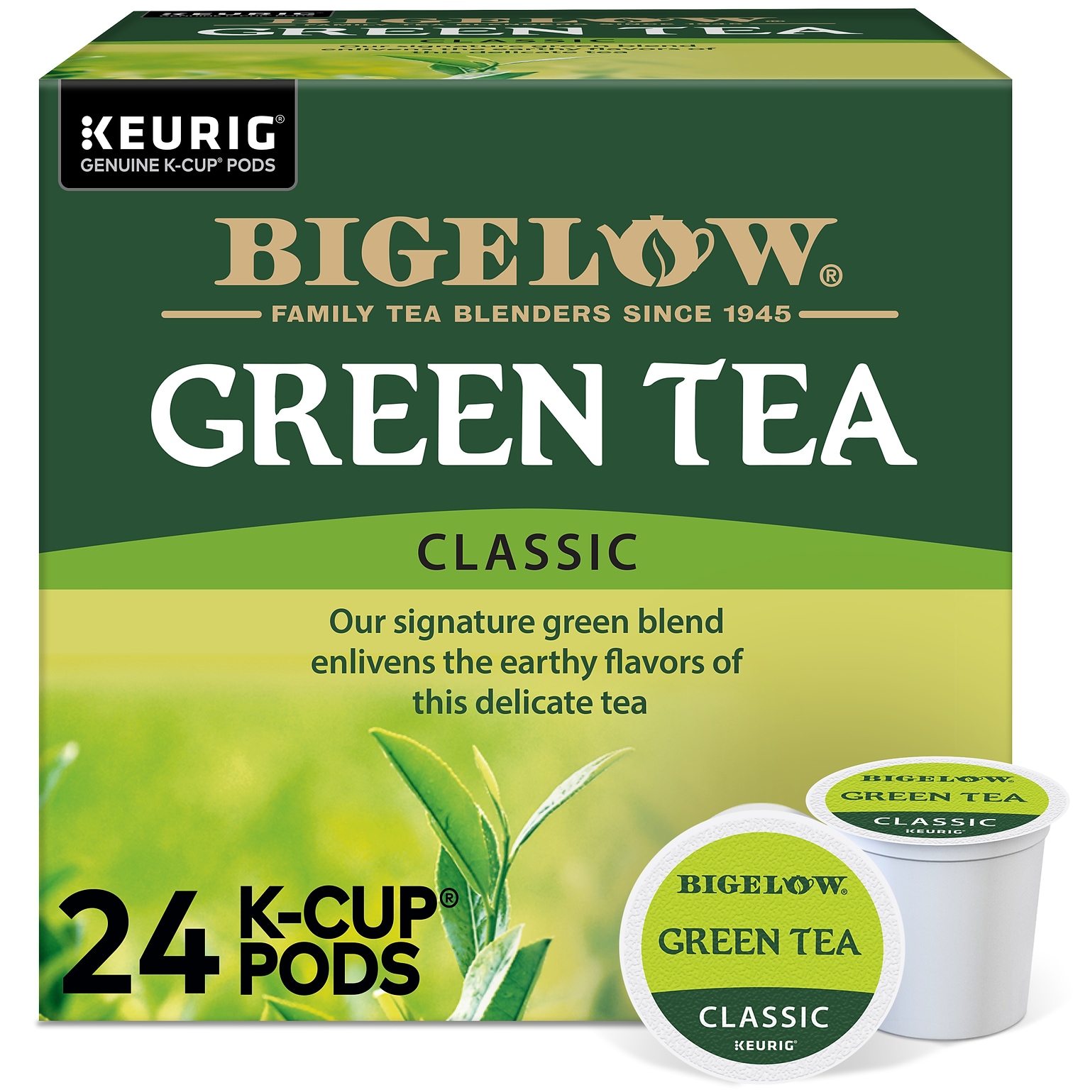 Bigelow Classic Green Tea, Keurig® K-Cup® Pods, 24/Box (5000363992)
