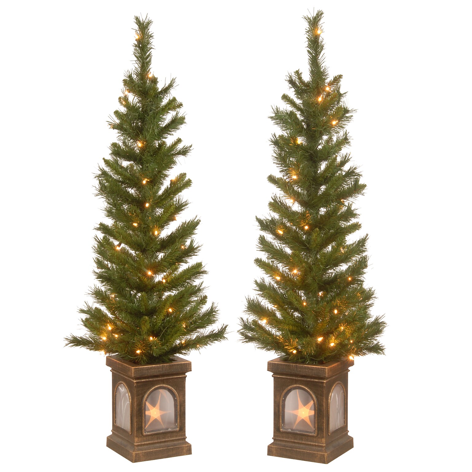 National Tree Company Leigh Valley Artificial Christmas Trees (LVP7-329-40-2)