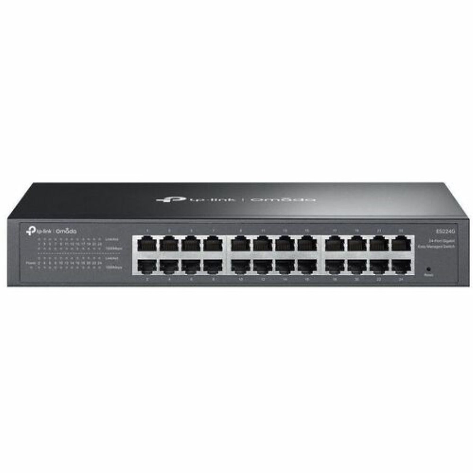 TP-Link Omada 24-Port Gigabit Easy Managed Switch, Black (ES224G)