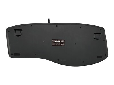 Adesso Tru-Form Media Ergonomic Keyboard, Black (AKB-160UB)