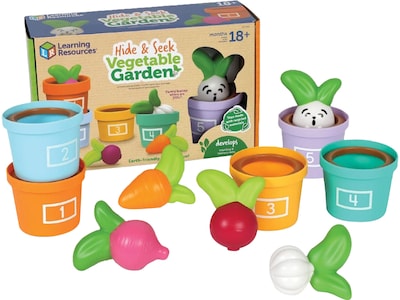 Learning Resources Hide & Seek Vegetable Garden Toy Set (LER3604)