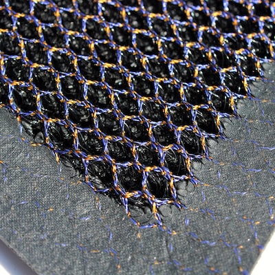 Floortex Doortex Meshmat Indoor Entrance Mat, 47 x 31, Metallic Blue & Orange (NREMFLYV0019)