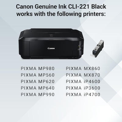 Canon 221 Black Standard Yield Ink Cartridge (2946B001)