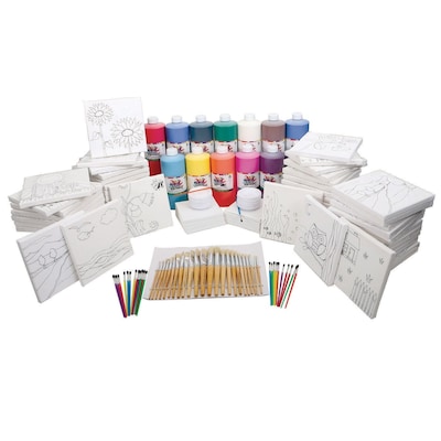 Color Splash Canvas Painting Easy Pack, 228 Pieces/Kit (AP293)