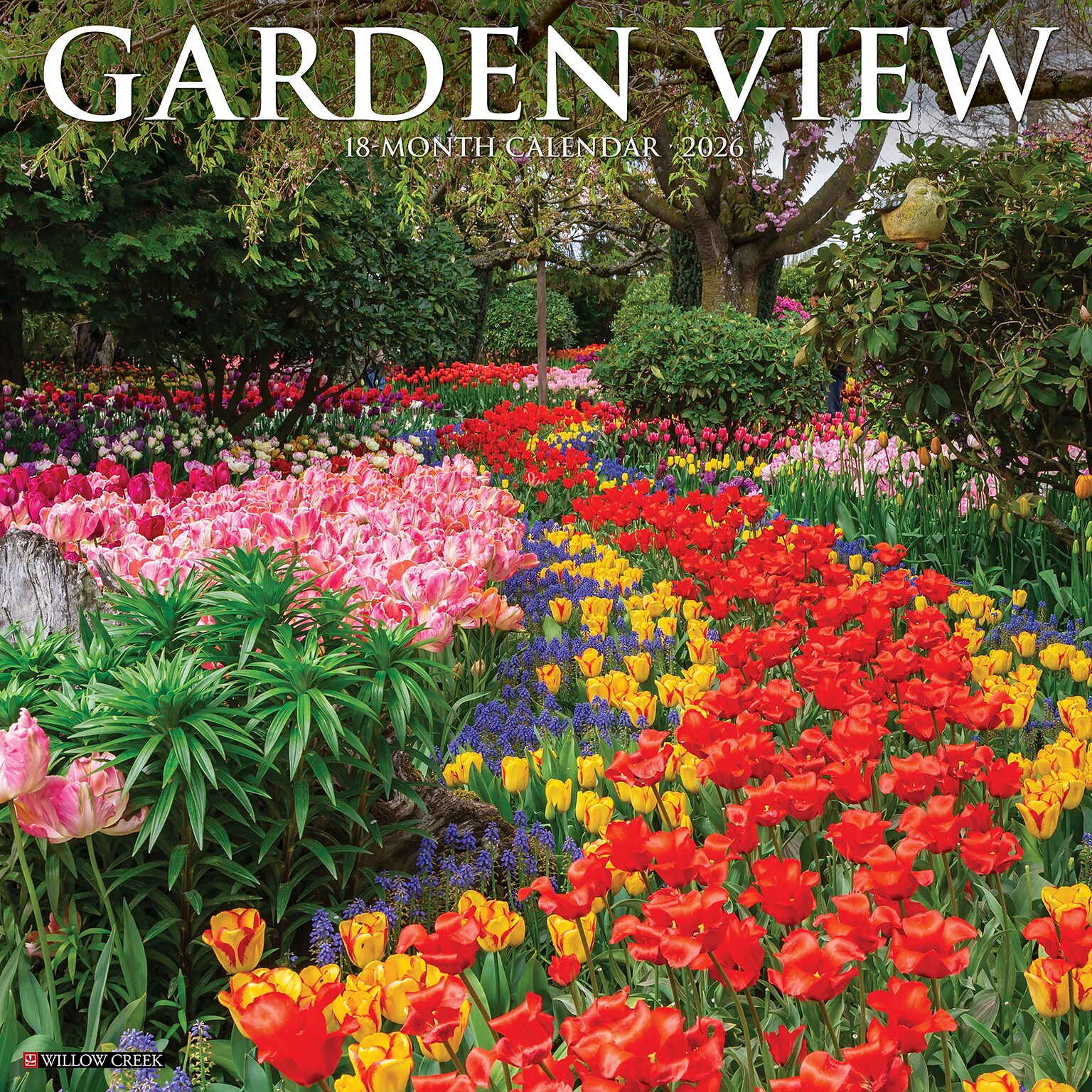 2026 Willow Creek Garden View 12 x 12 Monthly Wall Calendar (51207X)