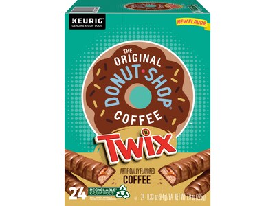 The Original Donut Shop Twix Coffee Keurig® K-Cup® Pods, Medium Roast, 24/Box (5000368824)
