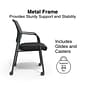 Union & Scale Essentials Mesh/Fabric Guest Chair, Black (UN61297-CC)