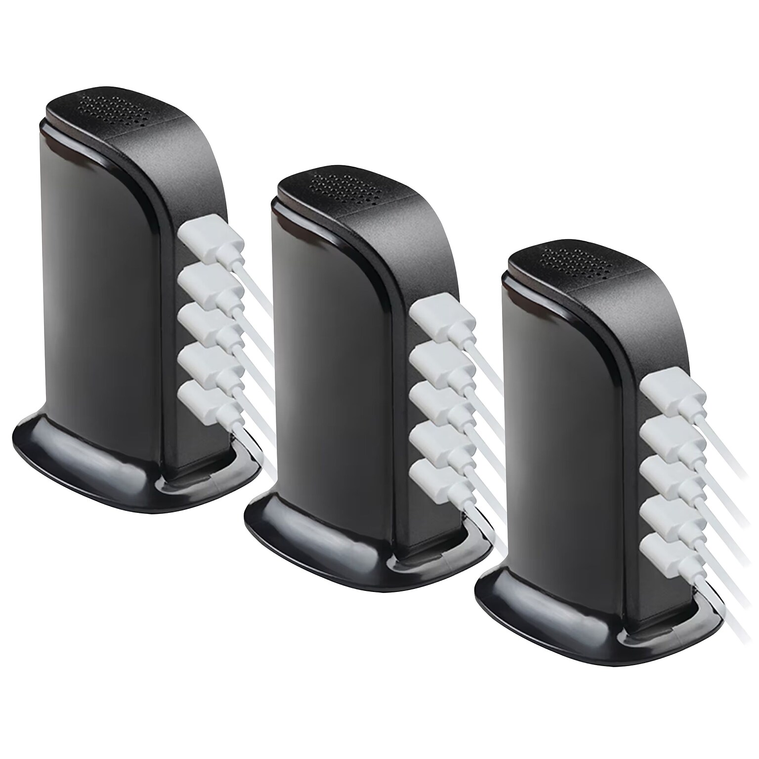 ITEK 5 Port USB Charging Tower 3 pack