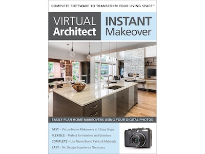 Virtual Architect Instant Makeover 2.0 for Windows, 1 User [Download]